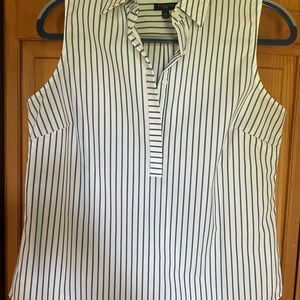 Talbots 3/4 button up. Sleeveless.